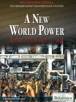 cover image of A New World Power
